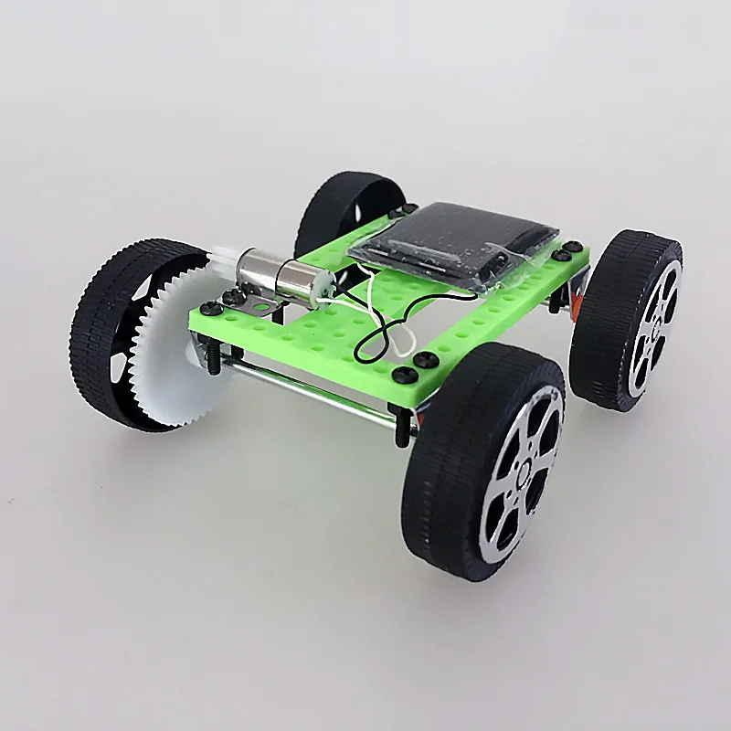 DIY small font b toy b font car DIY solar font b toy b font electric