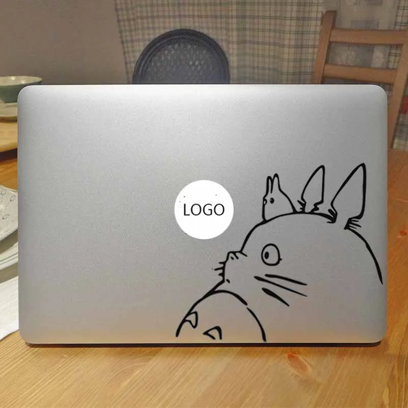 Наклейка на ноутбук Totoro для Macbook Air 13 Pro Retina 11 12 15 дюймов Mac|decal stickers for macbook|laptop decal