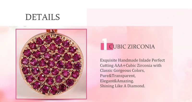 Дизайн 585, розовое золото, роскошный микро-воск, инкрустация, натуральный кубический цирконий, висячие серьги, свадебные висячие серьги с кристаллами для женщин