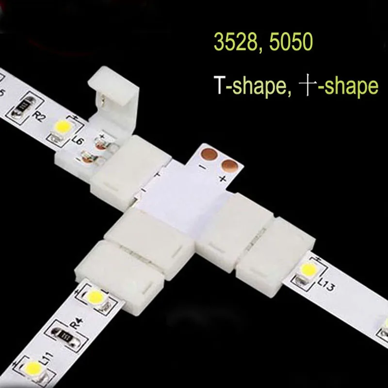 3528 5050 LED коннектор L T X форма для подключения углов под прямым углом RGB