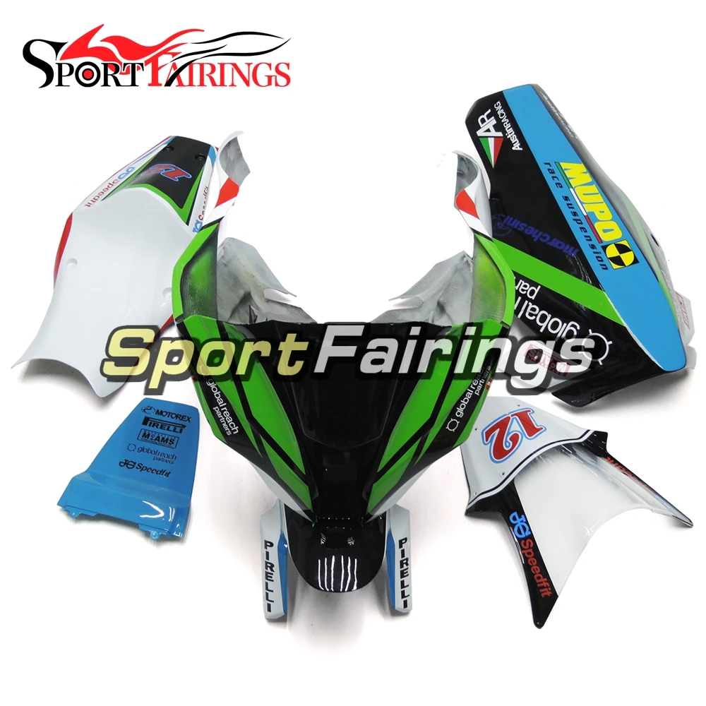 

Fairings For Kawasaki ZX10R Year 2011-2015 11 12 13 14 15 Sportbike Racing Fiberglass Motorcycle Fairing Kit White Green Carenes