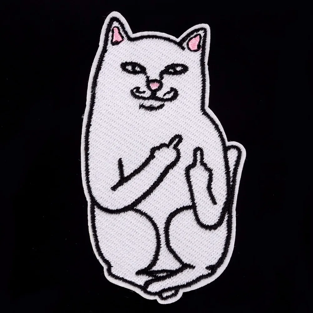 Кот показывает фак