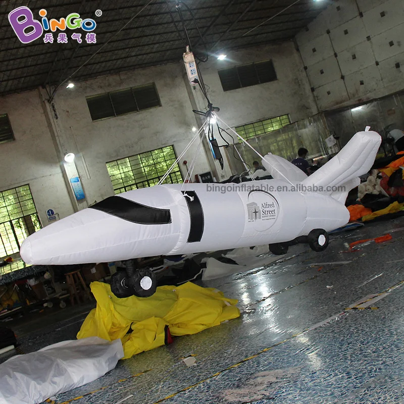 

Personalized 2.5m length inflatable aircraft balloon / decorative inflatable airplane balloons toys