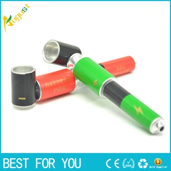 

50PCS/lot 10PCS/lot 2016 Hot sell Multicolor Pipe as grinder accessary for gift cigarette Tobacco small metal pipe