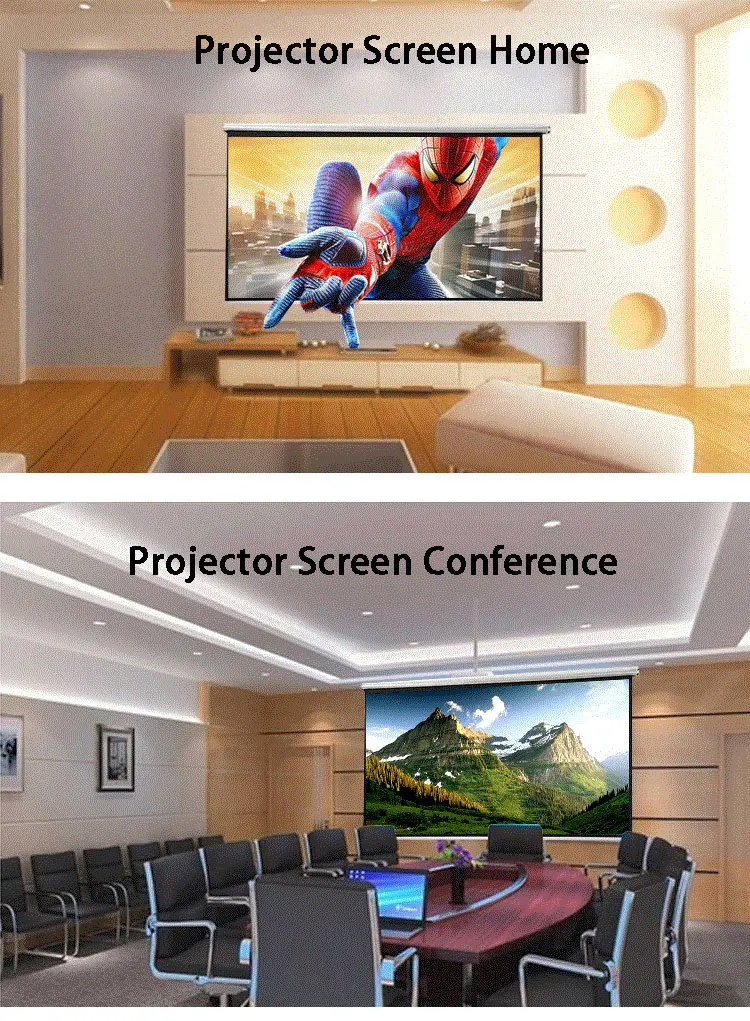 Thinyou, портативный HD проектор, экран, ручная съемка, 60 дюймов, диагональ, соотношение сторон, 4:3, проекционный экран, pantalla de proyeccion