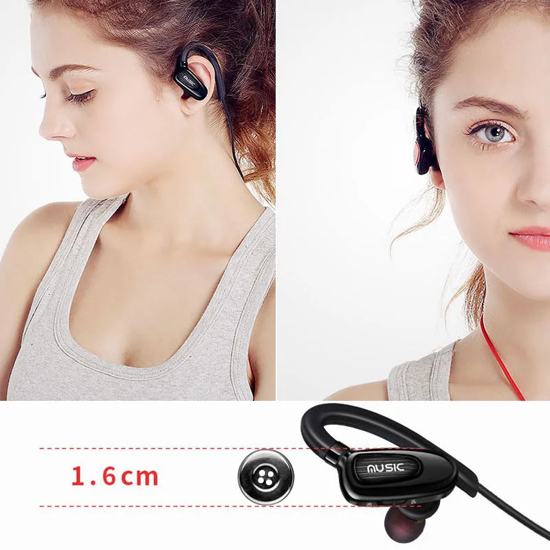 Inpher S5 bluetooth наушники беспроводные спортивные басы с микрофоном для телефона