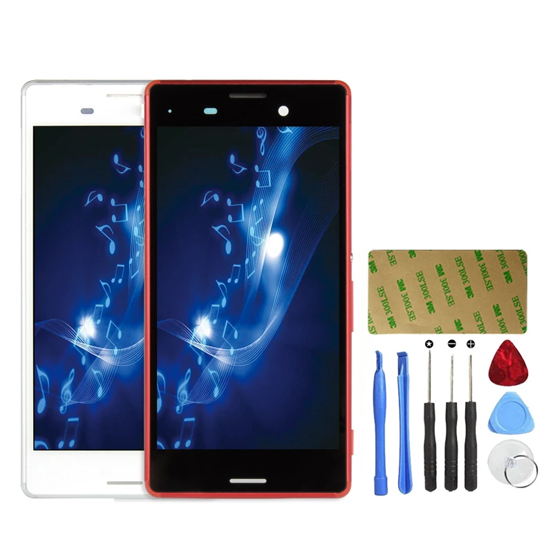 

5.0 AAAA+ Single Dual SIM LCD For SONY Xperia M4 Aqua E2303 E2333 Display Touch Screen With Frame Digitizer Replacment +Tools