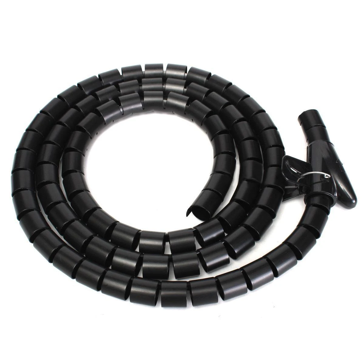 Buy 1pc Black Spiral Wrapping Band 25mm Cable Wrap