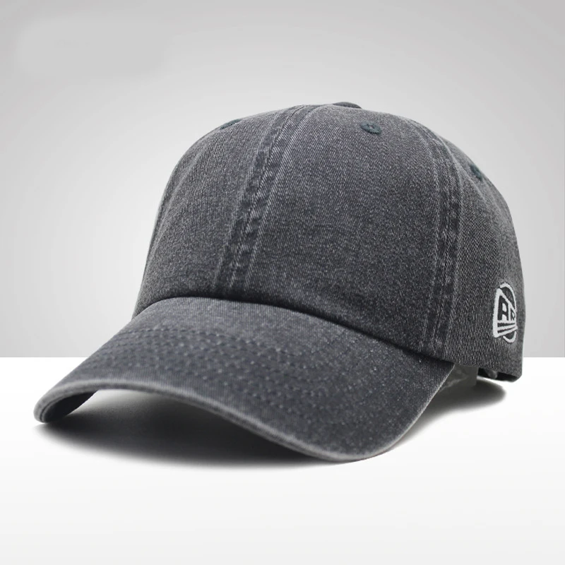

Spring retro washed baseball caps Snapback hats summer men's bones ladies Gorras casual solid color sports sunhat adjustable A08