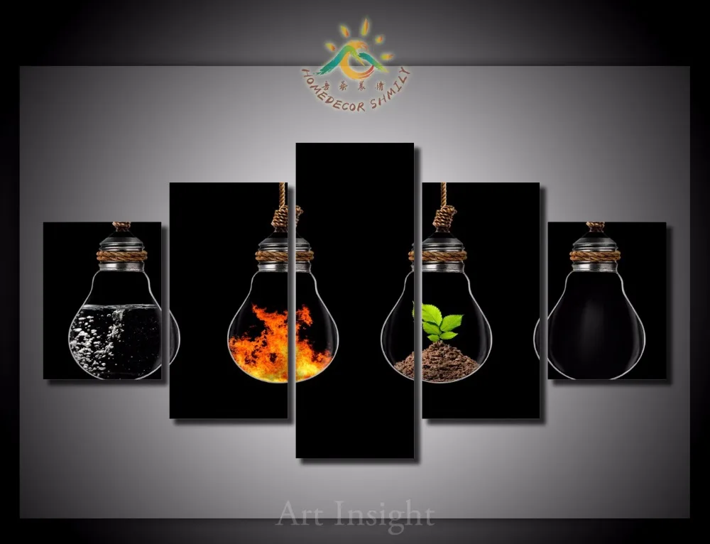 What Are The Six Main Elements Of Art : Pieces set the four elements of life wall art