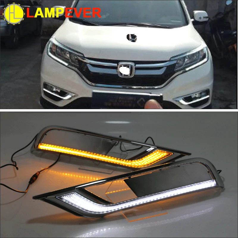 Lampever LED Daytime Running Lights for Honda CR V CRV 2015 2016 DRL