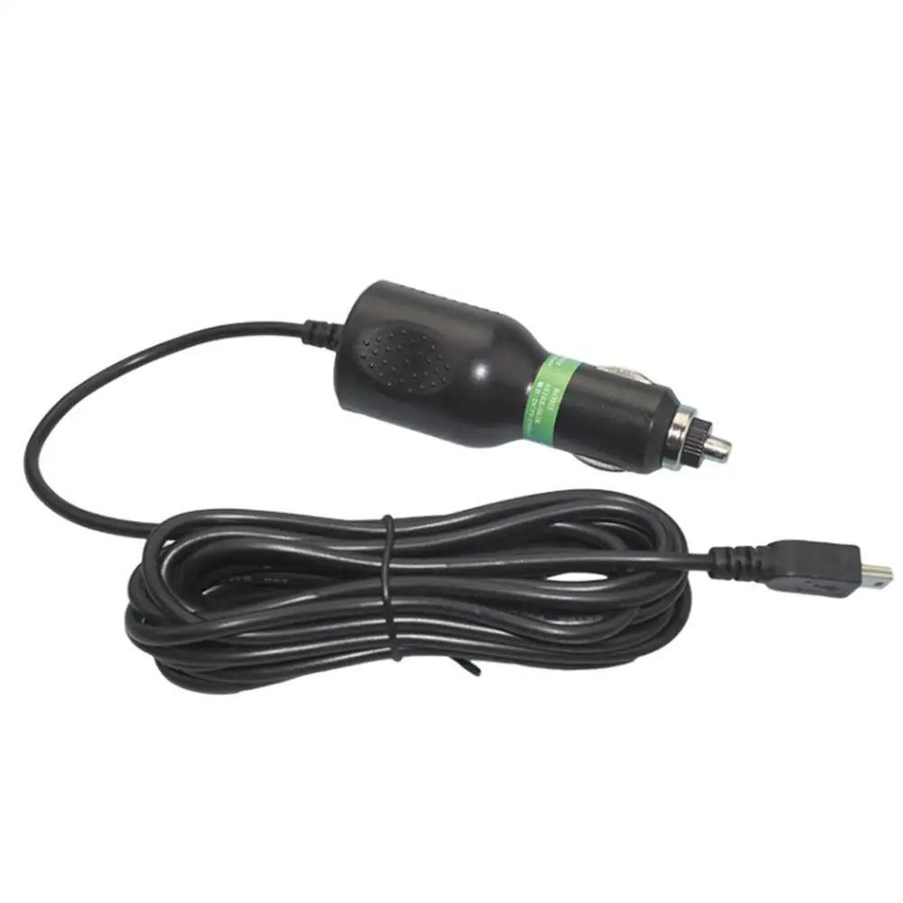 Neue Ankunft DC 5V 2.1A Mini USB Auto Power Ladegerät Adapter Kabel 35 m Für GPS Auto Kamera
