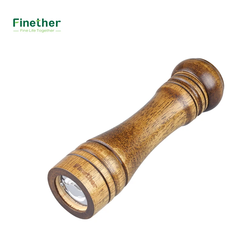 Finether 8.7 pouce Classique Naturel Bois Outils de Cuisine Moulin À ... Finether 8.7 pouce Classique Naturel Bois Outils de Cuisine Moulin À ...