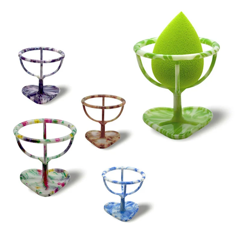 

Gourd Shape Drying Rack Makeup Sponge Brush Egg Bracket 1 Pc Random Color Colorful Makeup Sponge Holder