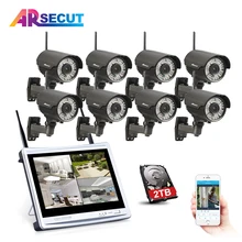 8CH NVR 960P 1.3MP Wireless CCTV System HD Varifocal 2.8mm-12mm Outdoor Night Vision Security Camera WIFI Vdeio Surveillance Kit