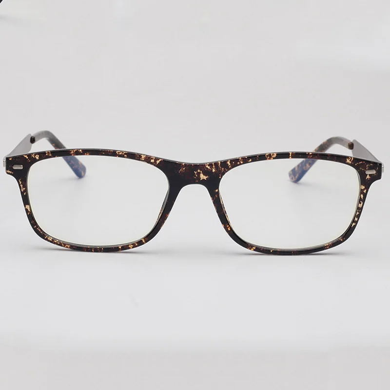 Оптическая простая зеркальная квадратная оправа из поликарбоната + металла