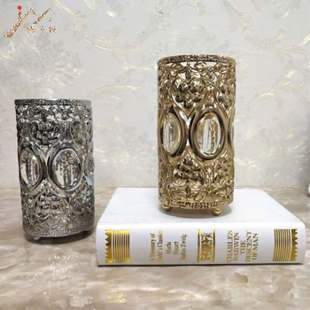 

IMUWEN Top Rated Crystal Candle Holders Wedding Table Centerpiece Party Candlestick Event Candelabras Decoration