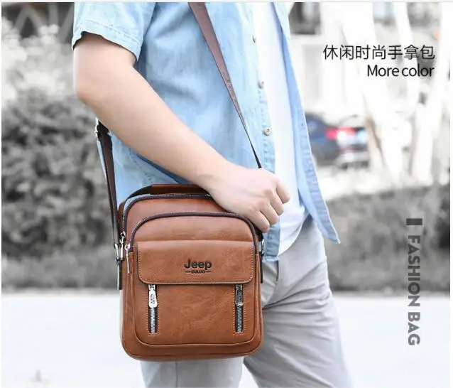 New Men's Bag Fashion Europe And America Business Men's Shoulder Bag Messenger Bag Computer Briefcase