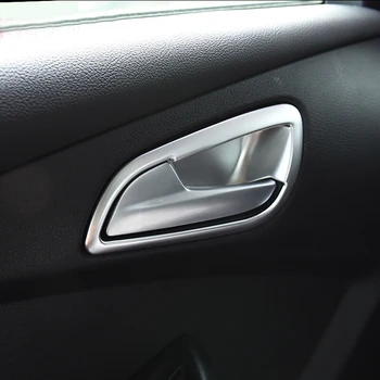 

ABS Matte for LHD Ford Focus 4 MK4 2014 2015 2016 2017 Interior Inner Door Handle Protector Cover Trim Decoration Car styling 4