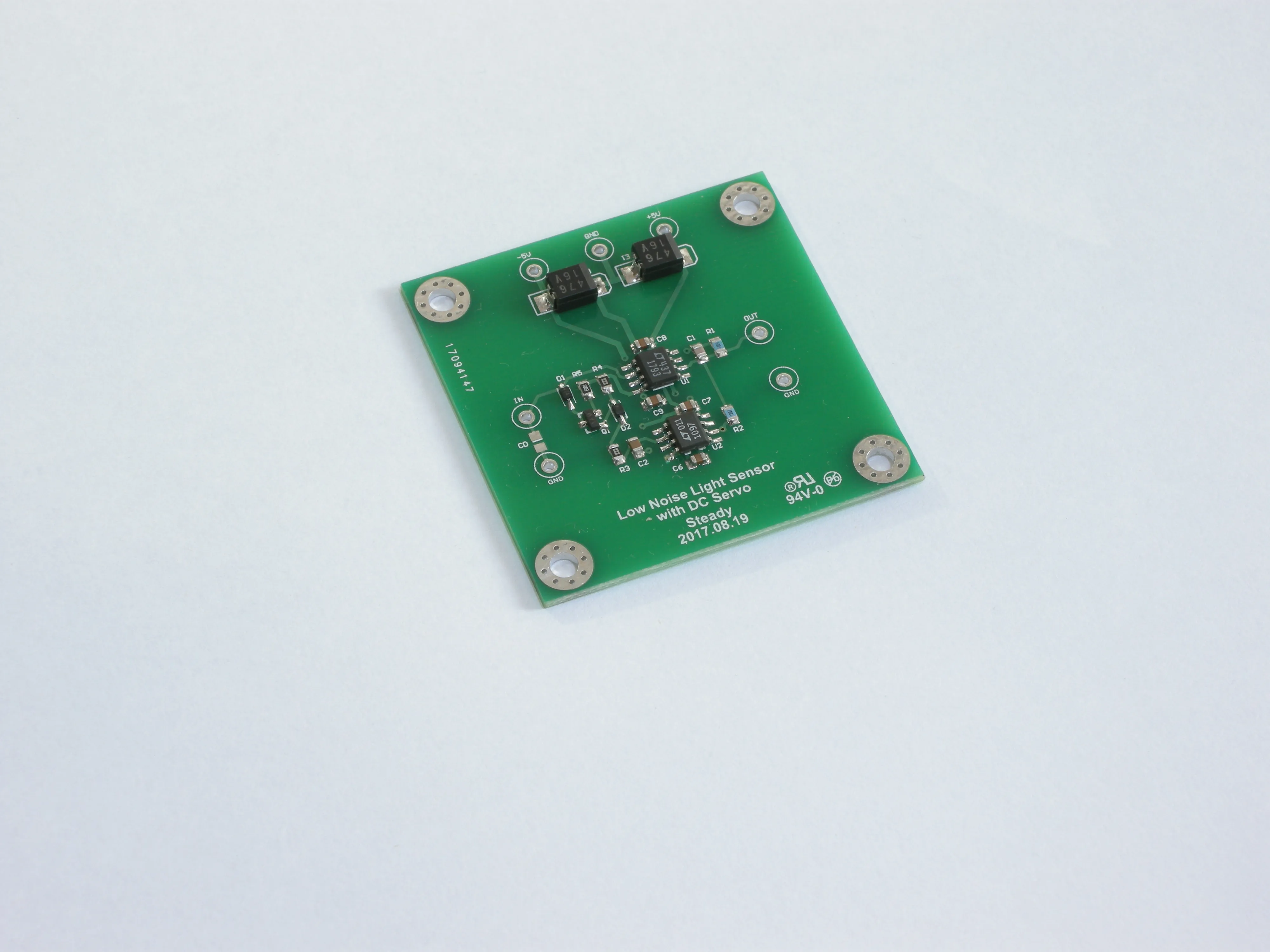 

Low Noise Photodiode Amplifier Circuit Applicable to Precision Optical Analytical Instruments