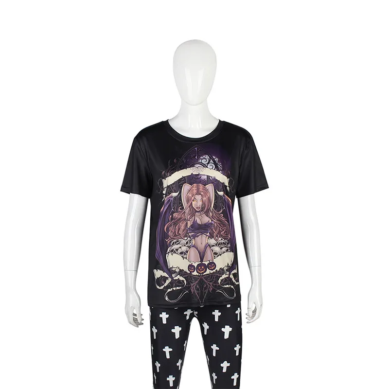 T-shirts Women Summer Couple T Shirt Causal For Lovers Cool Skeleton 3d Print Women Halloween T Shirts Unisex Dropship T-shirts Women Summer Couple T Shirt Causal For Lovers Cool Skeleton 3d Print Women Halloween T Shirts Unisex Dropship