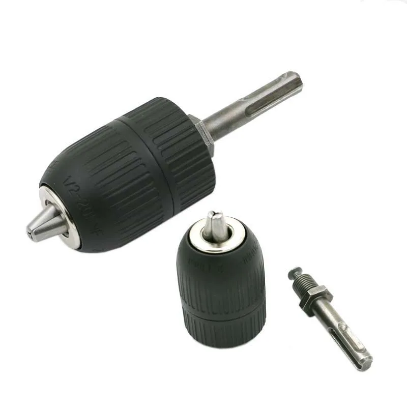 

Metal Keyless Impact Drill Chuck Hammer Adaptor For Impact Wrench Conversion Power Tool Accessories
