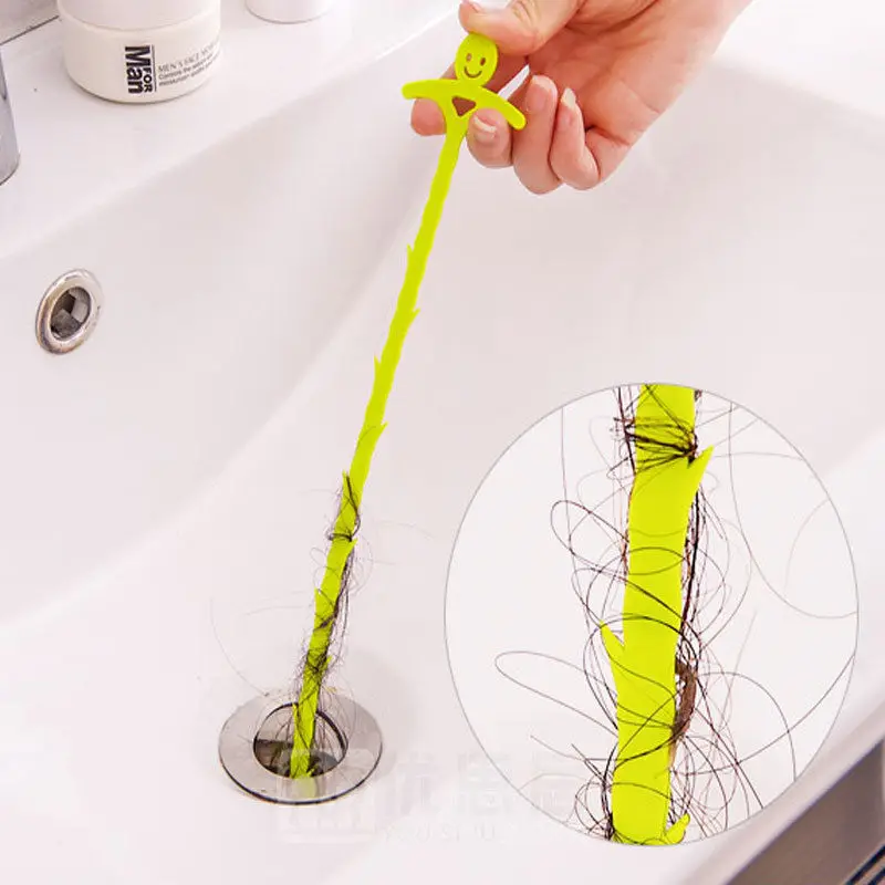 Multi function Sink Cleaning Hook Bathroom Floor Drain Sewer Dredge Device Small Tools bathroom kitchen sewer cleaner new sale