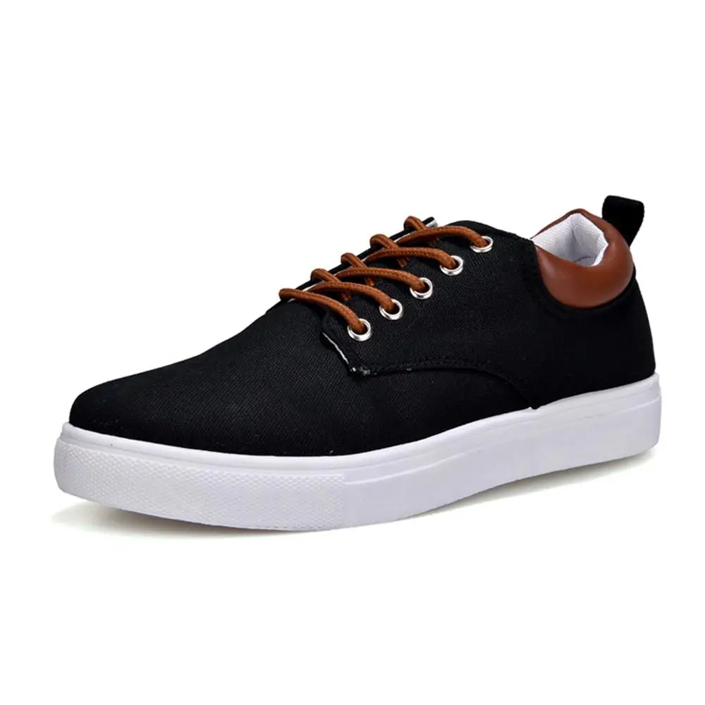 

2018 New Arrival Spring Summer Comfortable Casual Shoes Mens Canvas Shoes For Men Lace-Up Brand Fashion Flat Loafers Shoe