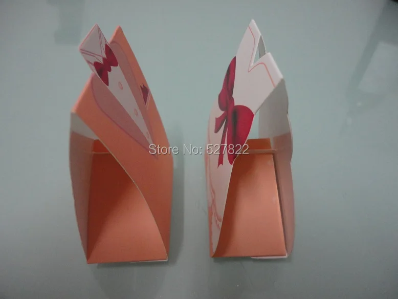 200pcs Bride and Groom Wedding Favor Boxes gift box candy box 2
