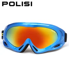 Polisi niños kids snowboard moto de nieve invierno nieve gafas de esquí gafas de protección uv anti-niebla de esquí patineta esqui gafas