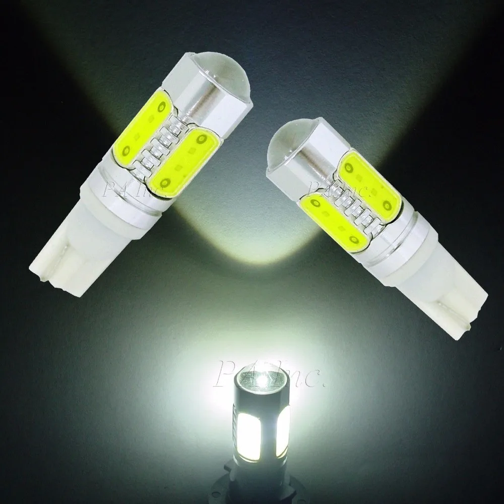 

2PCS 9W DRL T10 194 W5W 168 LENS R5 COB High Power LED For Auto Car Backup Turn Light Lamp Bulb PA