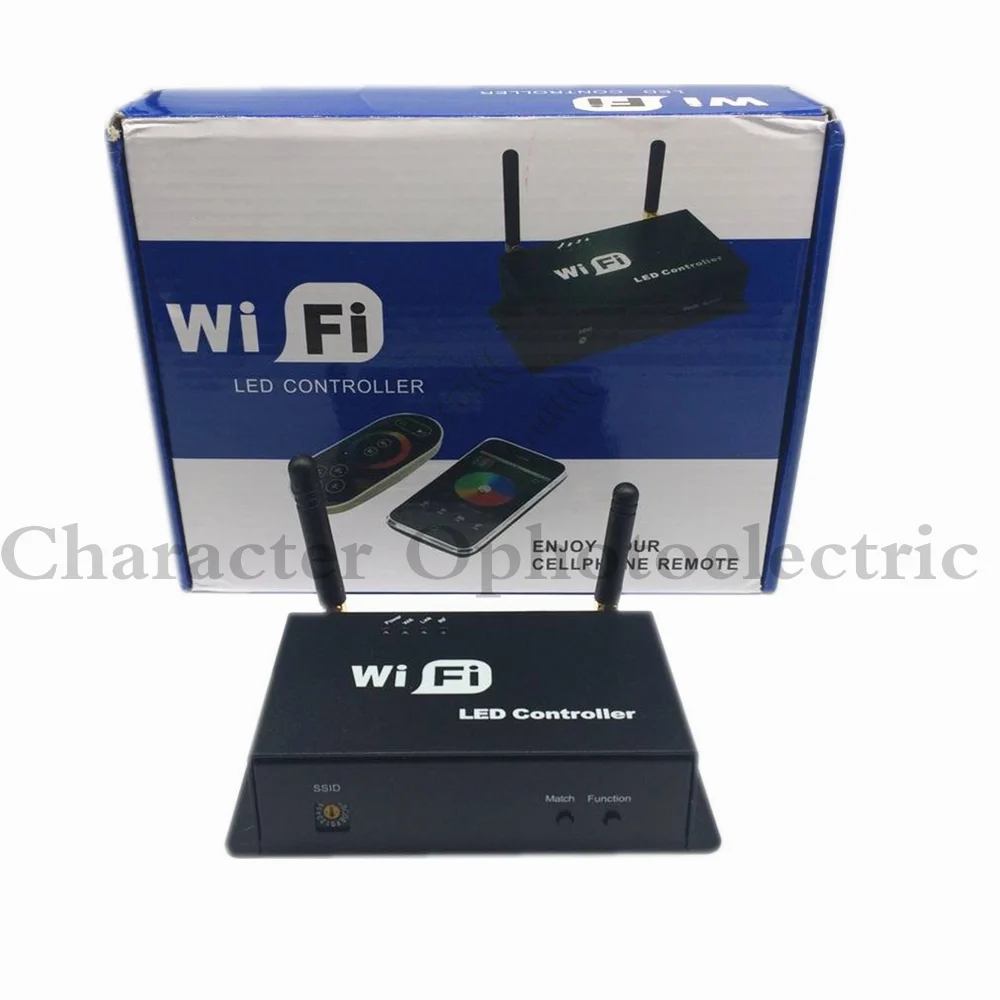  3pcs LED RGB Controler DC5v~24v WiFi 100 Wireless touch Android IOS Smartphone Remote 12v wifi RF r
