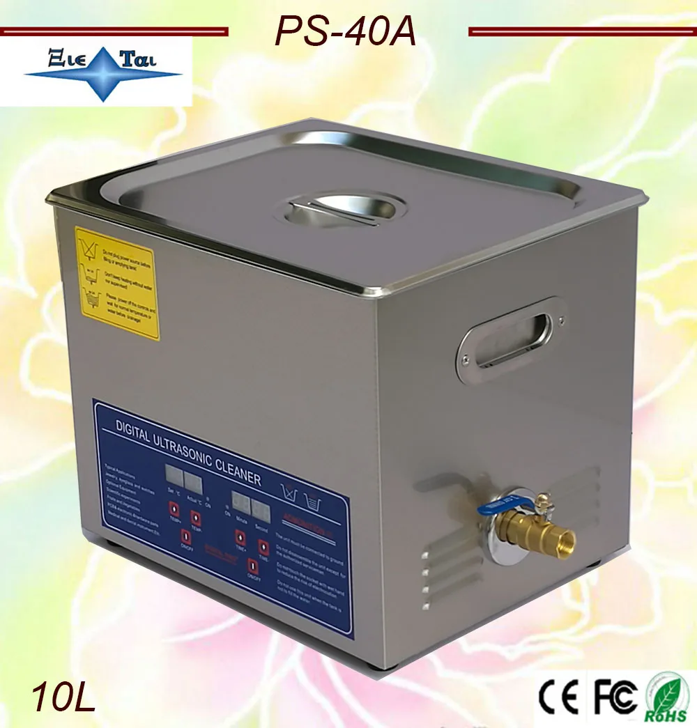 Глобус AC110/220 Цифровой ультразвуковой очиститель 10L PS 40A цифровой таймер и