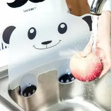 Симпатичные панды воды брызговик перегородка доска присоска воды перегородка пластина умывальник перегородка раковина доска Кухонные гаджеты