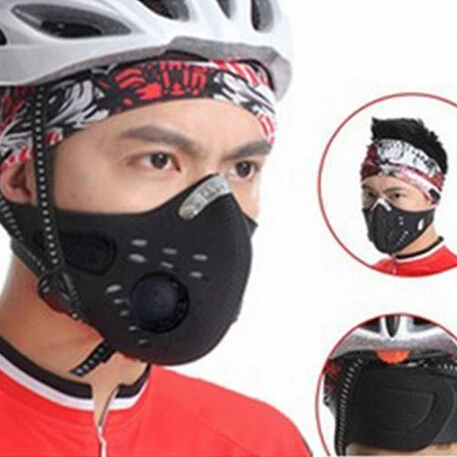 Outdoor Winter Rainproof  Motorcycle Masks Antipollution Face Mask & Filter Bicycle Dustproof Breathable Half Face Mask