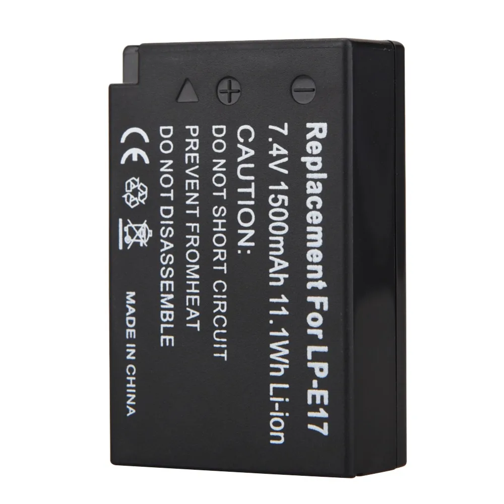

100% NEW 1500mAh LP-E17 LPE17 Camera Batteries For Canon EOS M3 M5 750D 760D T6i T6s 8000D Kiss X8i Battery