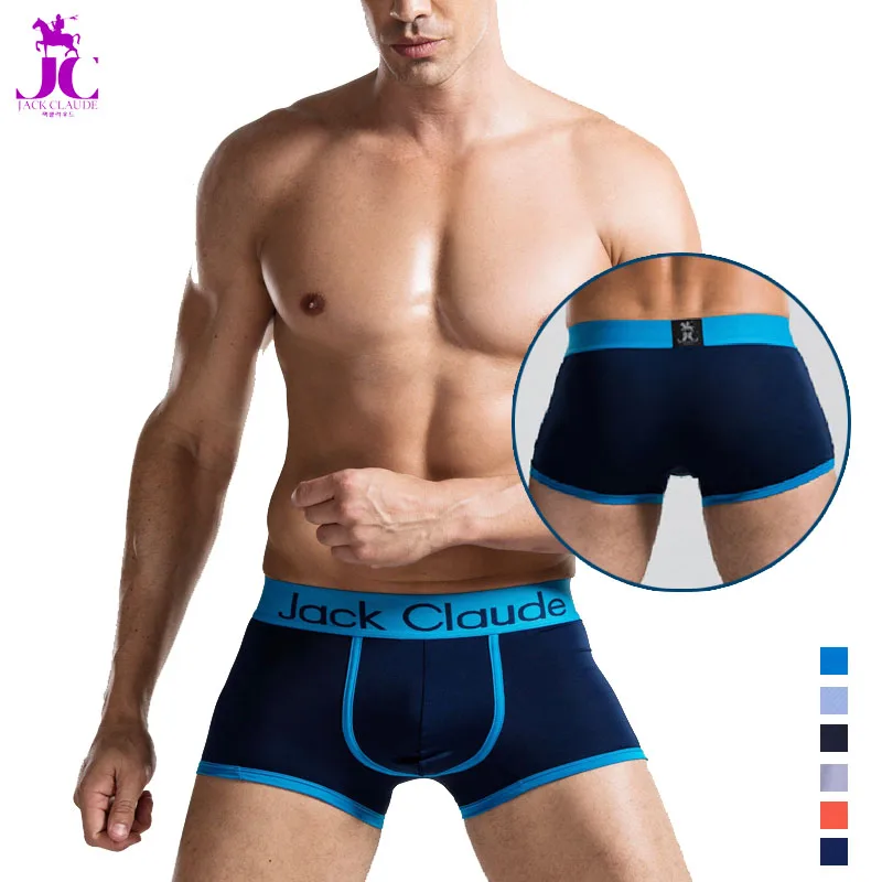 

Sexy Men Underwear gay pantie Brand Boxer Shorts Soft Breathable Male Cotton Underpants Panties Wholesale hot sale JackClaude
