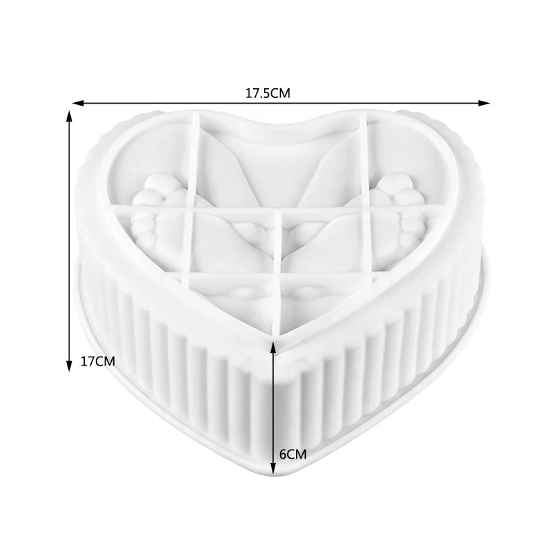 3D Baby Ankle Silicone Cake Mold Form for Mousse Fondant Chocolate Jelly Gummy Mould Baking Pastry Cake Decoration Bakery Tools