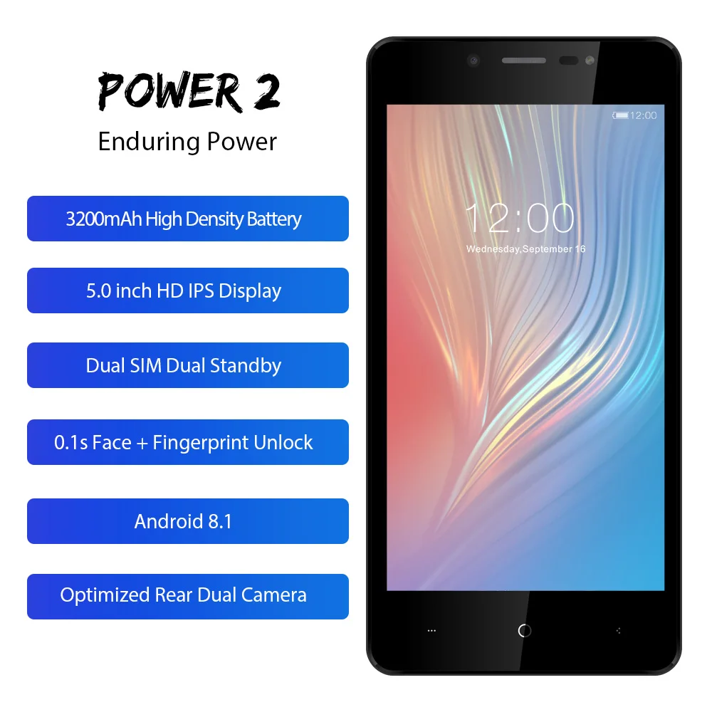 LEAGOO power 2 3G мобильные телефоны Android 8 1 Гб ОЗУ 16 ПЗУ четырехъядерный смартфон