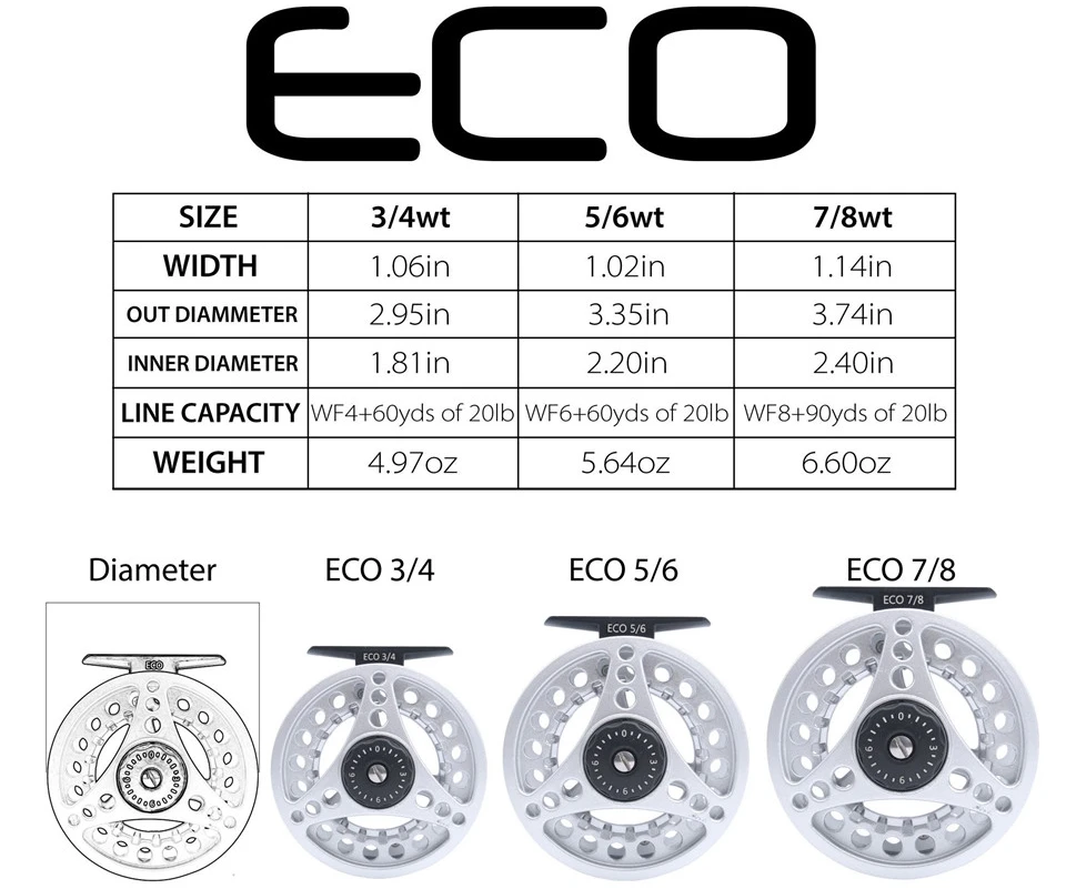 Maximumcatch يطير بكرة كومبو يموت الصب الألومنيوم كبير أربور قبل المخزنة مؤقتا يطير الصيد بكرة و يطير خط 3/ 4/5/6/7/8WT
