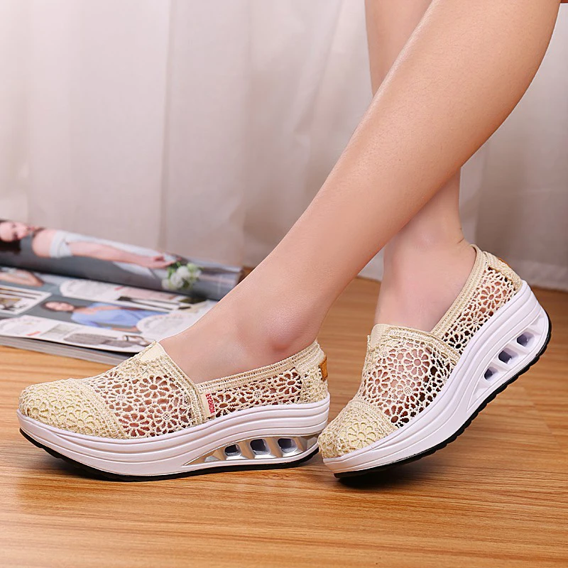 Женская обувь на вулканизированной подошве дышащая танкетке 2018|shoes for|shoes for womenshoes