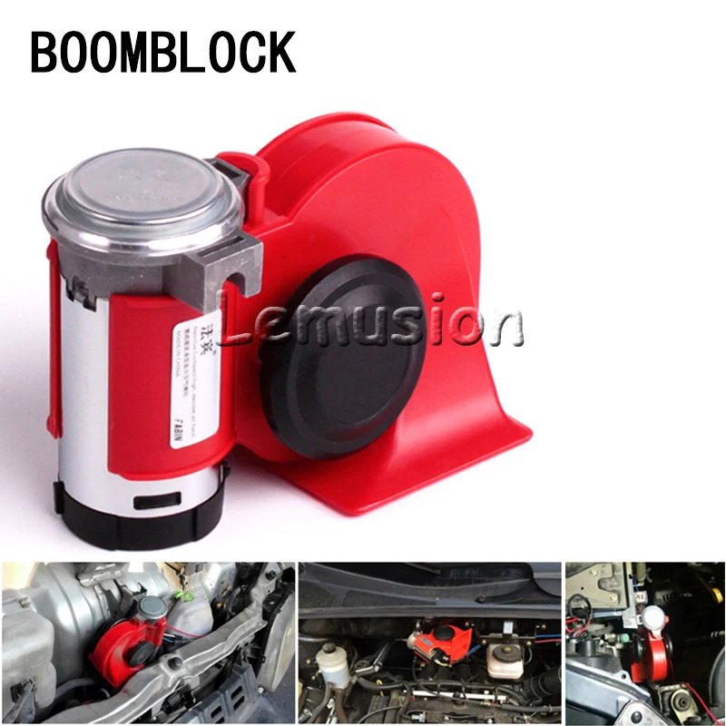 Boomblock автомобиля двухцветный Улитка Air Horn Динамик 12 В 130db для Audi A4 A3 A6 C6 B7 B8 b5 Q5 Seat Leon IBIZA Skoda Fabia йети превосходным