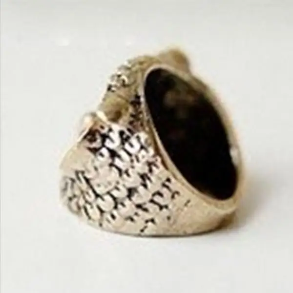 Модные кольца Совы с животными в стиле ретро из золота и серебра для женщин, ювелирные изделия R016 ABC