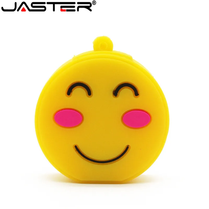JASTER фактическая емкость эмоций выражение улыбка ручка накопитель USB 2 0 8 ГБ 16 32 64