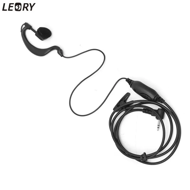LEORY 2 5 мм зажим на ушной крючок гарнитура наушники для Motorola talkao радио Walkie Talkies| |