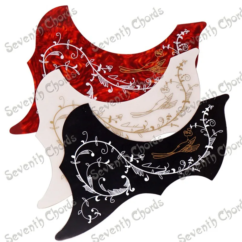 

3pcs/lot Solid Durable Hummingbird Style 41' Acoustic Guitar Shield Pickguard Protector Guitar Parts Wholesales Guitar parts