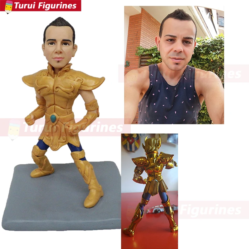 Фигурки Saint Seiya душа золота фигурки с лицом реальных людей дизайнерские миниатюры