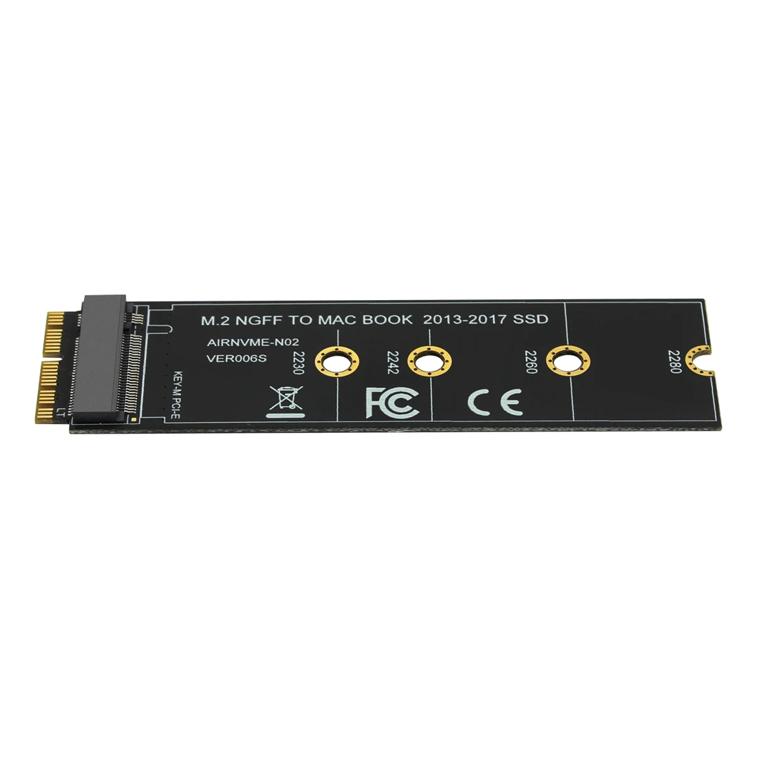 M key M.2 NGFF PCIe SSD адаптер карта для Apple MACBOOK Air 2013~ ноутбук A1465 A1466 Pro A1398 A1502 A1419 2230-2280 SSD