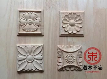 

Don't forget the wooden Dongyang wood carving wood box European background wall decals wardrobe fireplace door flower applique b