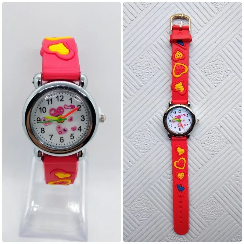 У детей приходят! Хорошее качество аниме детские часы Детские Водонепроницаемые кварцевые часы наручные часы детские мальчики девочки студенческие часы - Color: 12